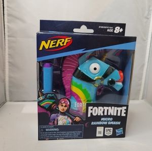 Nerf Fortnite rainbow smash blaster toy shoots child safe darts